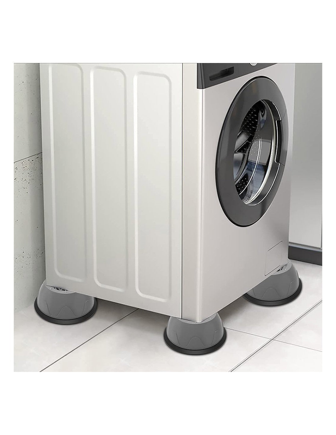 Washing Machine Anti-Vibration Pads Set of 4 – Non-Slip Shock Absorbing Floor Protectors