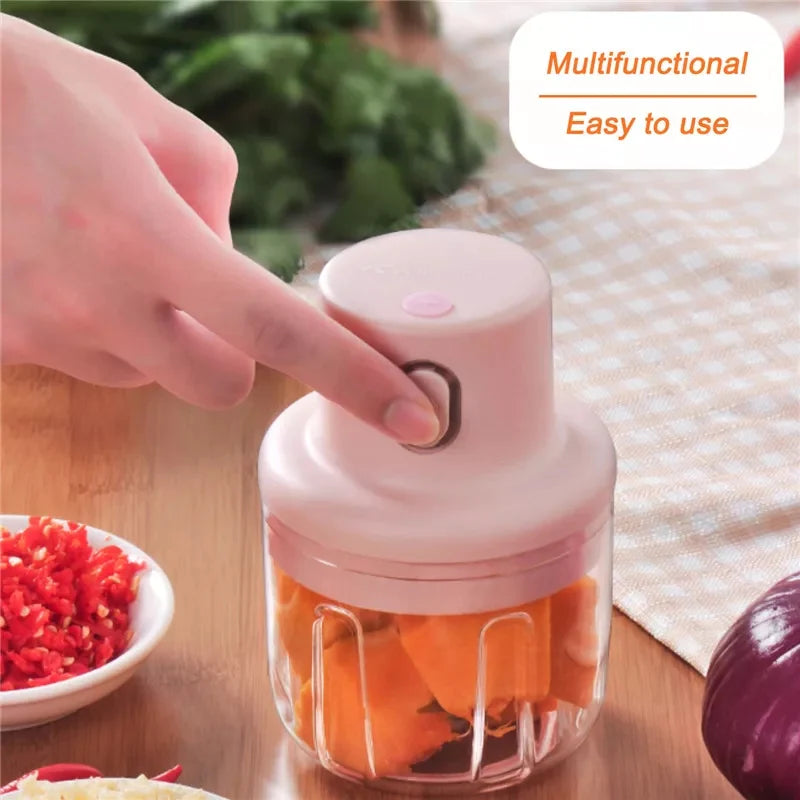Single Bowl Electric Mini Grinder Food Chopper | Best Quality Food Chopper ( Random Color ) - 100 ml