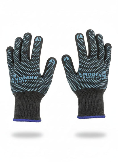 Premium Knitted Beanie Cap, Neck Gaiter And Touchscreen Gloves Combo Pack | Complete Winter Essentials For Cold Weather Protection (Random Color)