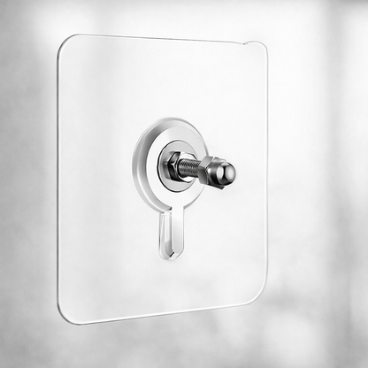 Pack of 10 Heavy-Duty Self-Adhesive Transparent Wall Hooks – Waterproof No-Drilling Screw & Nail Traceless Wall Organizers