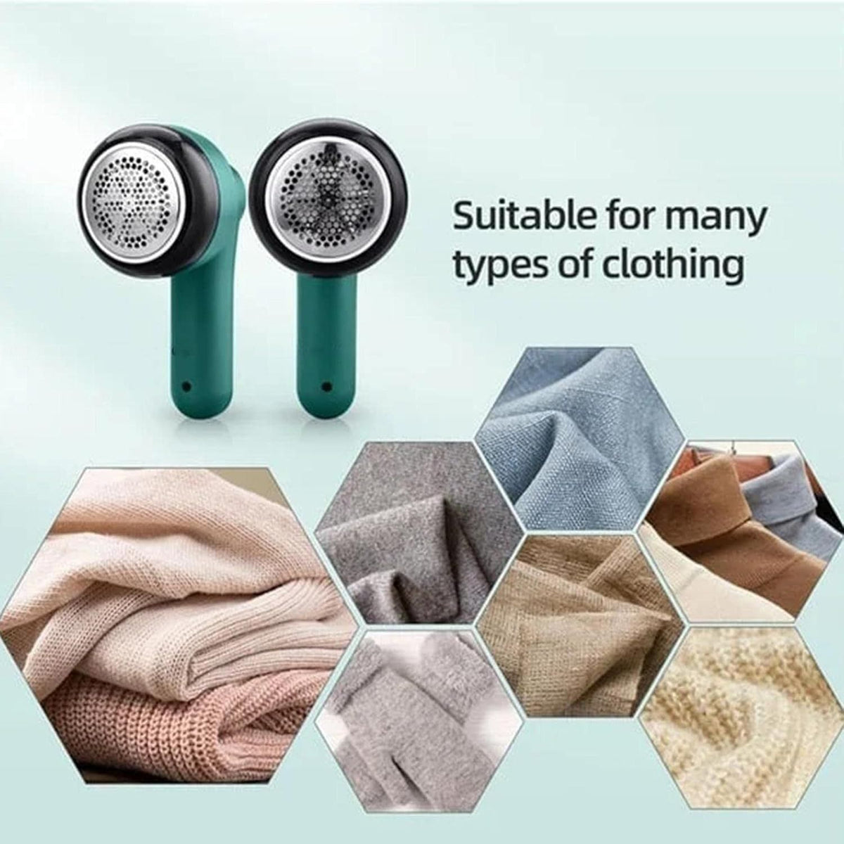 Rechargeable Lint Remover – Portable Electric Fabric Shaver for Clothes, Sweaters & Upholstery (Random Color)