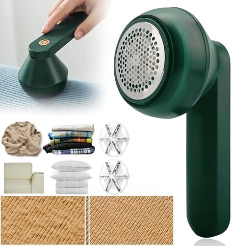 Rechargeable Lint Remover – Portable Electric Fabric Shaver for Clothes, Sweaters & Upholstery (Random Color)
